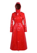  Lackina-Lack Kapuzen Mantel 