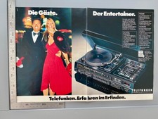 Telefunken HiFi Studio Center 7051 Original Vintage Werbung 1979 Reklame advert