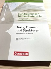 Texte, Themen und Strukturen. Handreichungen für den Unterricht. Lösungen