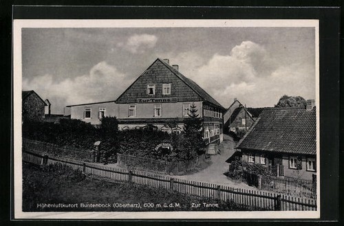 Ansichtskarte buntenbock - ansichtskarte,