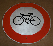 Original DDR Schild Verkehrszeichen Fahrrad Rennrad