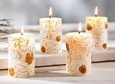 4er-Set Stumpenkerzen