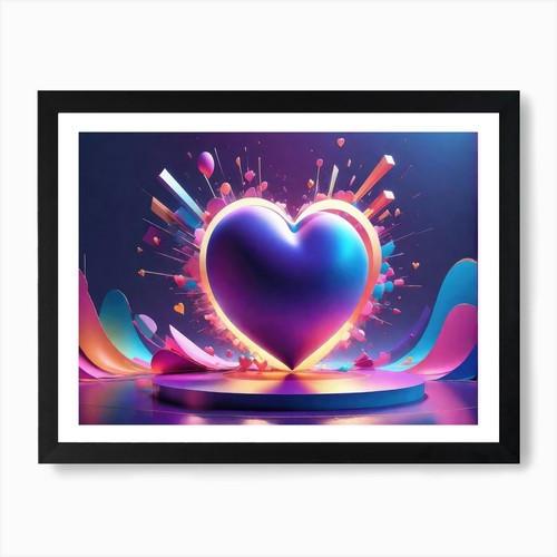 Buntes herz kreativer - buntes,