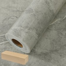Grau Dicke Marmor Tapete Küche Bad Wasserdichte Selbstklebende Tapete Rolle 3M