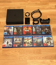 PS4 Slim  500GB + 2TB Festplatte + 10 TopSpiele + Controller Playstation 4 Sony