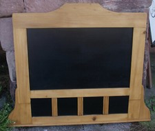 Antiker Rahmen Tafel Upcycling Spiegelaufsatz Tafellack auf Holzplatte