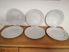 Cupola Rosenthal Speiseteller 6 Stück 27,5 cm Germany Hotel TOP