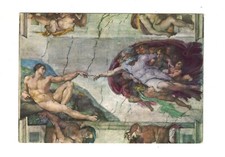 Ansichtskarte / Kunst / Michelangelo - Die Erschaffung Adams