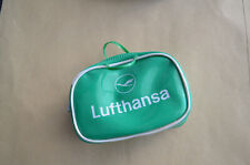 vintage Flightbag Lufthansa doll bag Tasche green grün carry case Koffertasche 