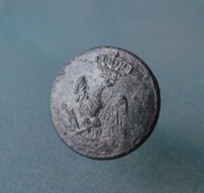 Knopf.Offizier der Elite-Gendarmen Bewachen Frankreich Napoleon-Krieg von 1812