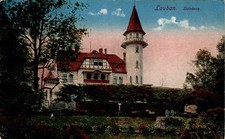 AK GRUSS AUS SCHLESIEN LAUBAN BZ LIEGNITZ GASTHAUS STEINBERG COL. UM 1920