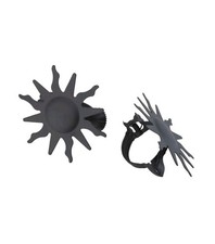 6x Gardinia Dekoklammern Sonne