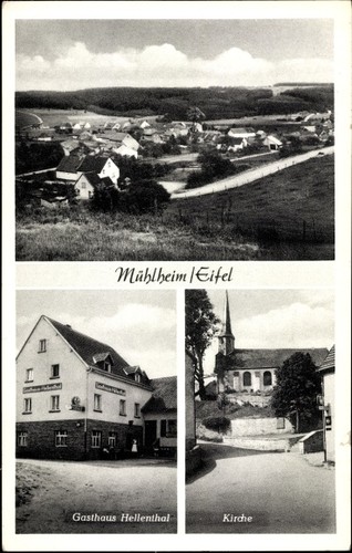 Mühlheim blankenheim an - ak,