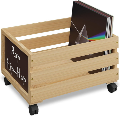 Relaxdays schallplatten kiste - schallplatten,