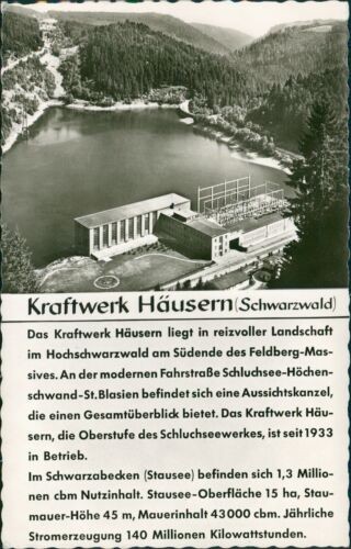 Ansichtskarte kraftwerk - ansichtskarte,