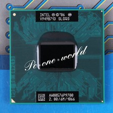 Intel Core 2 Duo P9700 2.8 GHz Dual-Core Laptop 6MB 1066MHz SLGQS Processor CPU