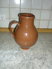 Antiker Tonkrug Krug Tonvase  groß braun Keramik Steinzeug Höhe ca. 27 cm