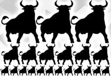 93x STIER - Set - BULLEN TORO SPANIEN AUTO Aufkleber Decal hardcorex xxxx