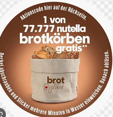 Nutella code brotkorb - code,