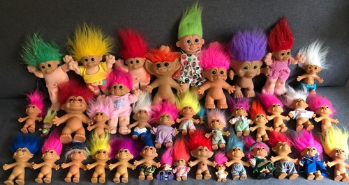 Große vintage troll sammlung - große,