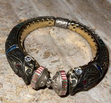 Schwerer Silber Armreif