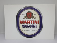 Martini Weißbier   - Getränkemark / Werbeschild (KR)