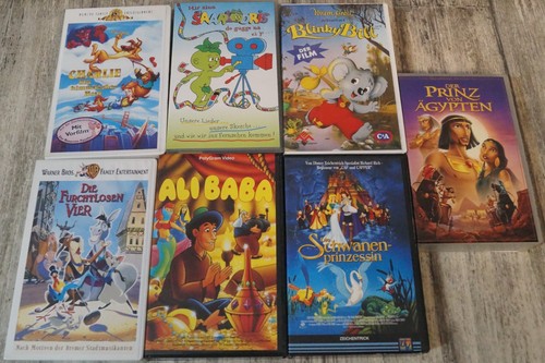 Vhs kinderfilme konvolut - 7x,