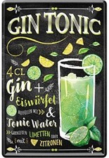 Blechschild Cocktail Rezept