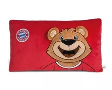 FC Bayern München Berni Bär Kissen 43x25cm Deko Plüsch Maskottchen Fanartikel