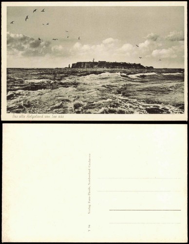 Ansichtskarte helgoland - ansichtskarte,