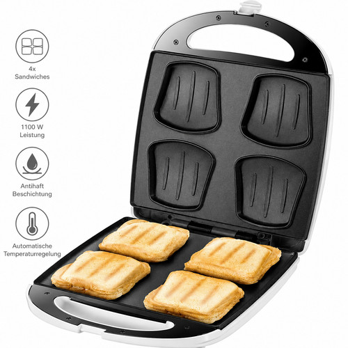 Unold 48480 sandwichmaker 4er - 48480,