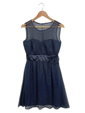 ESPRIT Cocktailkleid Damen Kleid Gr. DE 36 blau Elegant