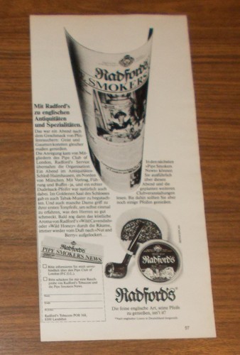 Seltene werbung radford - seltene, radford's
