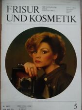 FRISUR UND KOSMETIK Nr. 5 - 1983 ** Haarschnitt Mode Haare DDR Friseur