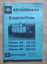 Strautmann Silierwagen Vitesse 185 + 230 +260 DO Ersatzteilliste