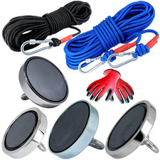 Bergemagnet Angelmagnet Super Starke Magnete zum Magnet Angeln Set mit Seil 