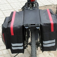 Doppelte Fahrradtasche, Satteltasche, Gepäckträger, wetterfeste Tragetasche