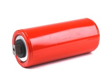 Förderbandrolle Tragrolle Stahl Lackiert RL 200 mm Ø 88,9 mm Transportrolle Förd