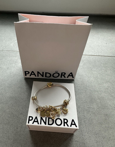 Pandora gold armband inkl