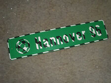 Hannover  96     FANARTIKEL     SCHILD     BLECHSCHILD       FUSSBALL