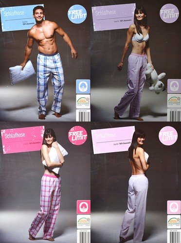 Schlafhose damen herren - &, herren,100%