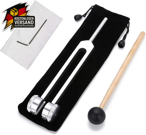 Stimmgabel 128hz aluminium set - stimmgabel,