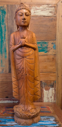 Großer stehender buddha - großer,