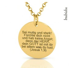 Taufschmuck vergoldet Kette