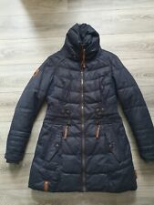 ❤️ Naketano Parka Mantel Winterjacke Schnizzel Blau Gr. L 40 ❤️