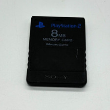 Sony PS2 Playstation 2 Memory Card Original in schwarz