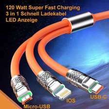1,2m 3in1 USB Typ C, Micro