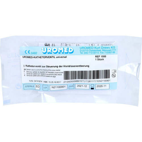 Uromed katheterventil - uromed,