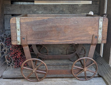 ❤️Alte  Ziegelform als Kutsche / Wagen , Deko  Holz Vintage Antik alt used ❤️