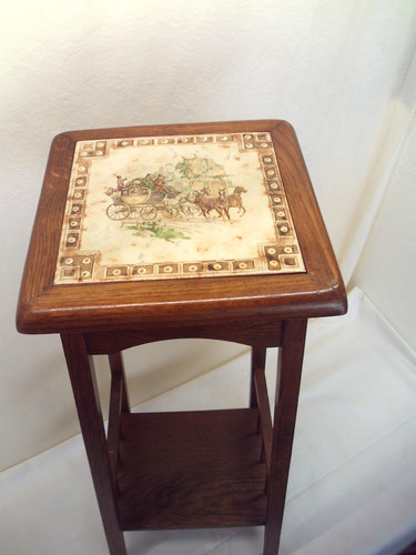 Holz beistelltisch vintage - holz,